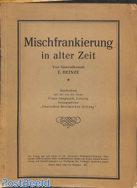 Mischfrankierung in alter Zeit, 1921