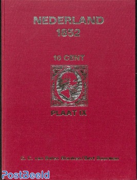 Nederland 1852, 10 cent Plaat IX