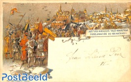 Postcard 2c, uprated to Meersen