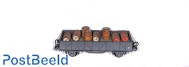 RENFE Open Goodswagon with Barrels ZVP