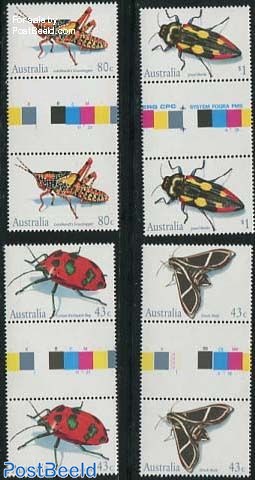 Insects 4v, gutter pairs