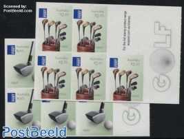 Golf 2 foil booklets