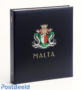 Luxe stamp album Malta II 1975-1988