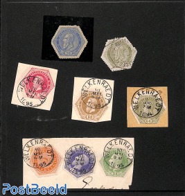 8 Telegraph stamps