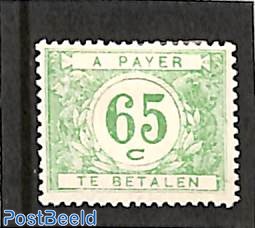 65c, postage due, stamp out of set