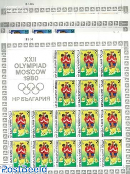 Olympic games 6 sheets