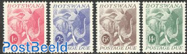 Postage due 4v, elephant