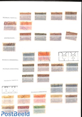 Well sorted collection with Deposito stamps, see 3 pictures