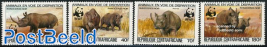 WWF, animals 4v, Rhinos