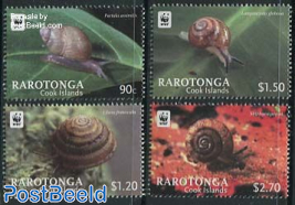 Rarotonga, WWF, Snails 4v