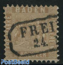 9Kr, Dullbrown, used