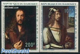 Durer paintings 2v, Imperforated
