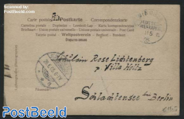 Postcard, Fieldpost from Southwest Africa to Berlin