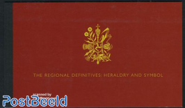 Regional stamps in prestige booklet
