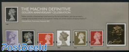 Machin Definitives s/s (1v gold)
