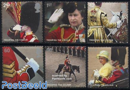 Trooping the colour 6v
