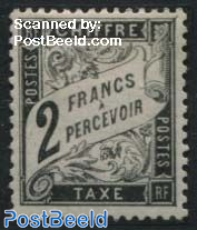 2F, Postage Due, without gum, Stamp out of set