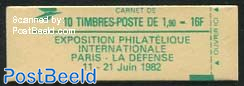 Definitives booklet 10x1.60, Philexfrance, Conf. 9