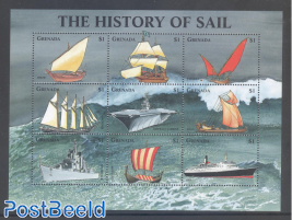 The history of Sail 9v m/s