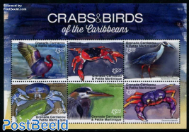 Crabs & Birds of the Caribbeans 6v m/s
