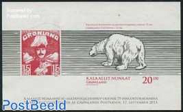 75 Years Greenland Post s/s imperforated