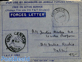 Forces Letter to Delhi