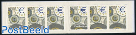 Italia, Euro booklet (with 6 s-a stamps)