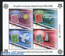 50 years Europa stamps 4v m/s