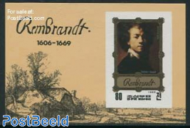 Rembrandt painting s/s, Imperforated