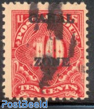 10c, Pointed top, Stamp out of set