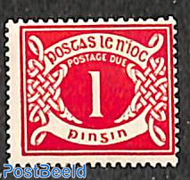1p, Postage Due, Stamp out of set