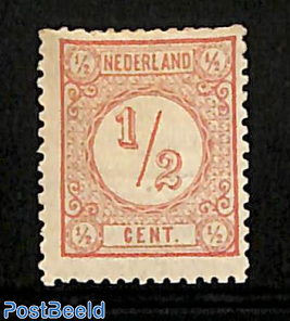 1/2c, perf. 12.5:12, type I, Stamp out of set