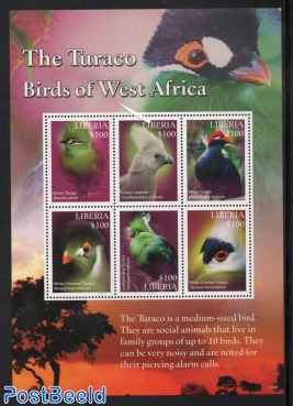 Birds of West Africa s/s