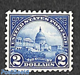 $2, Stamp out of set