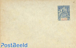 Anjouan, envelope 15c, 116x76mm