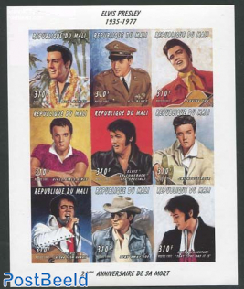 Elvis Presley 9v m/s, Imperforated