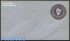 Envelope 6d, with CANCELLED overprint, Type I