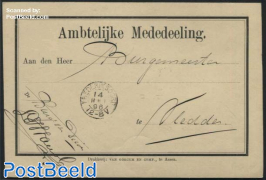 Kleinrond FREDERIKSOORD on official mail