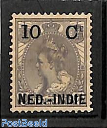 10c, INDIE in stead of INDIË, Stamp out of set