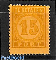 15c, Postage due, Stamp out of set, unused hinged