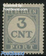 3cnt, Perf. 13.5:12.75, Stamp out of set