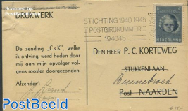 Postale with nvph no.444