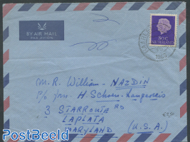 Airmail to USA with nvph no.634