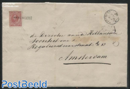 Letter from Hansweert (Langstempel) to Amsterdam