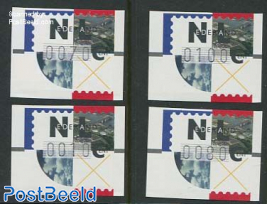 Automat Stamps Frama 4v (10, 70, 80, 100c)