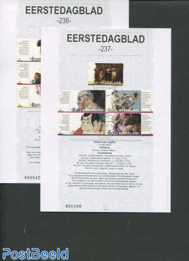 Art stamps EDB (EDB 237+238)
