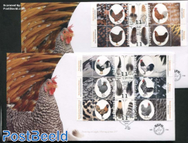 Chicken 10v, FDC (2 covers)