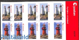 Lighthouses foil booklet