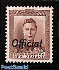 On Service 1.5p, Brown-Lilac, Stamp out of set
