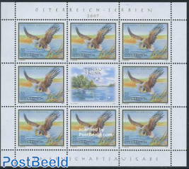 Eagle minisheet, joint issue Serbia